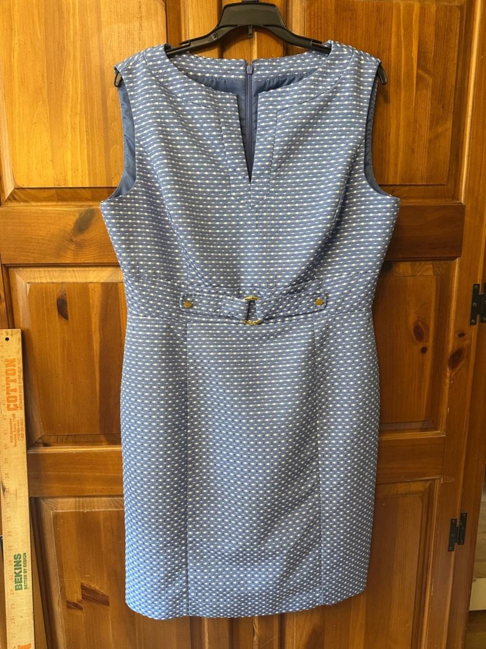 Chelsea Rose dress in colorful pattern with gold accents - 14